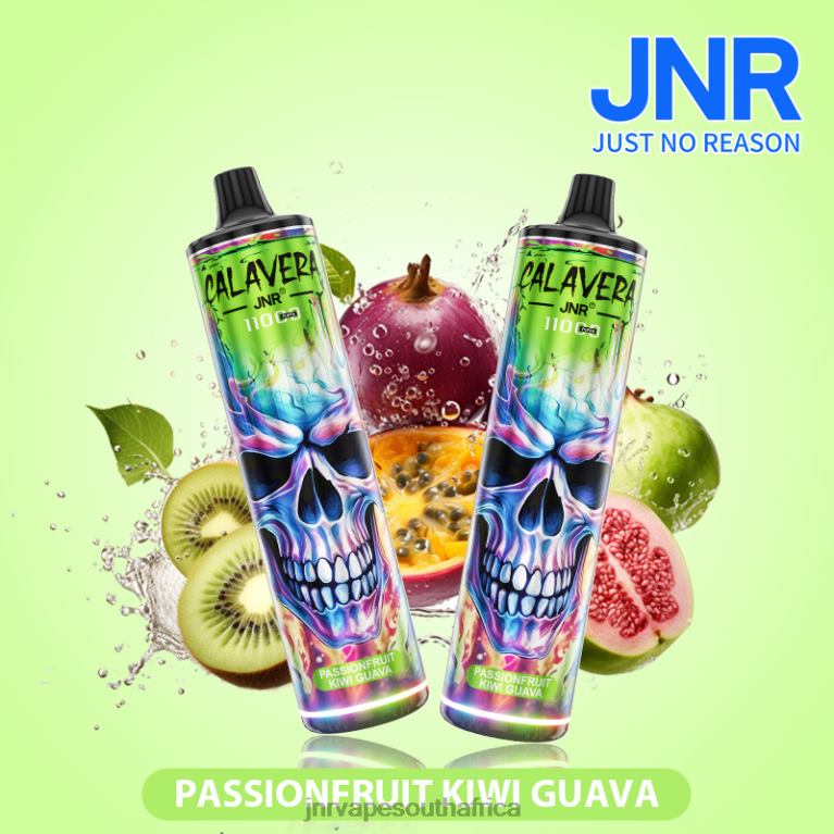 8FT4P298 JNR CALAVERA Passionfruit Kiwi Guava - JNR Vape Review