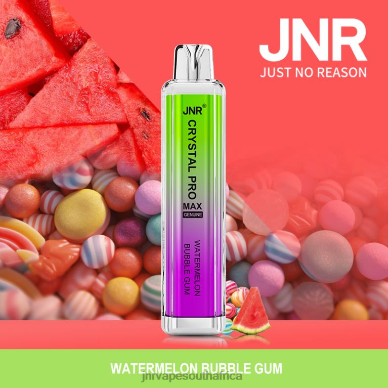 8FT4P338 JNR CRYSTAL PROMAX Watermelon Bubble Gum - JNR Vape Review