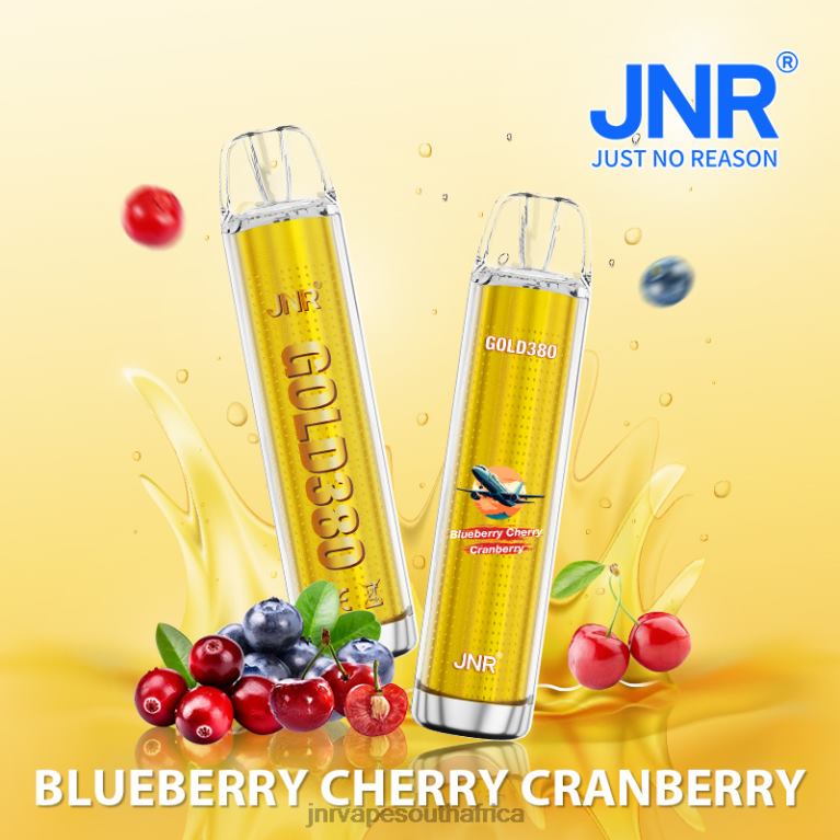 8FT4P43 JNR GOLD380 Blueberry Cherry Cranberry - JNR Vape Review