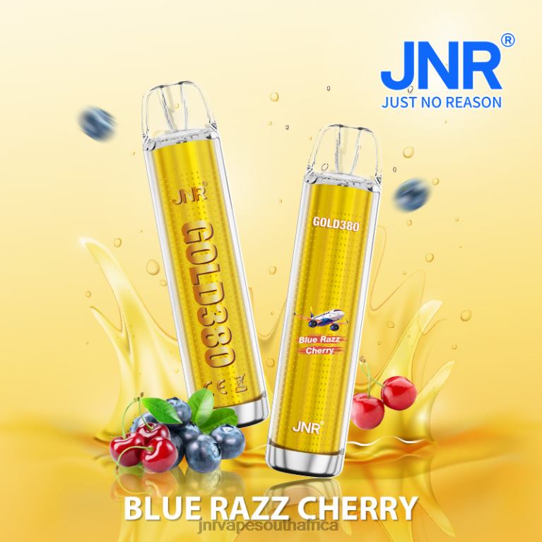 8FT4P50 JNR GOLD380 Blue Razz Cherry - JNR Vape Nicotine Content