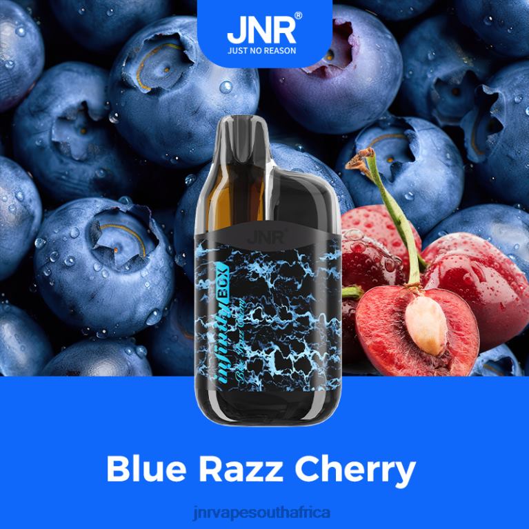 8FT4P77 JNR INFINITY BOX Blue Razz Cherry - JNR Vapes Website