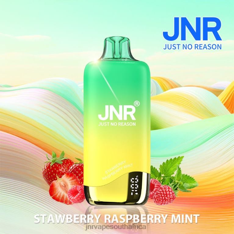8FT4P268 JNR RAINBOW Strawberry Raspberry Mint - JNR Vape Review