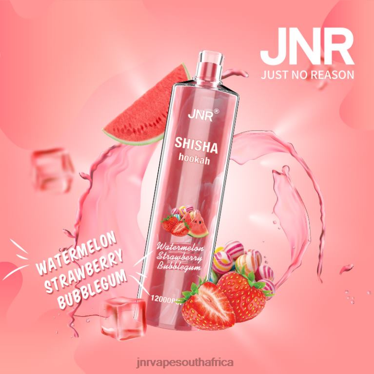 8FT4P184 JNR SHISHA Watermelon Strawberry Bubblegum - JNR Vape Nicotine