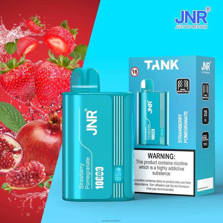 8FT4P27 JNR TANK Strawberry Pomegranate - JNR Vapes Website