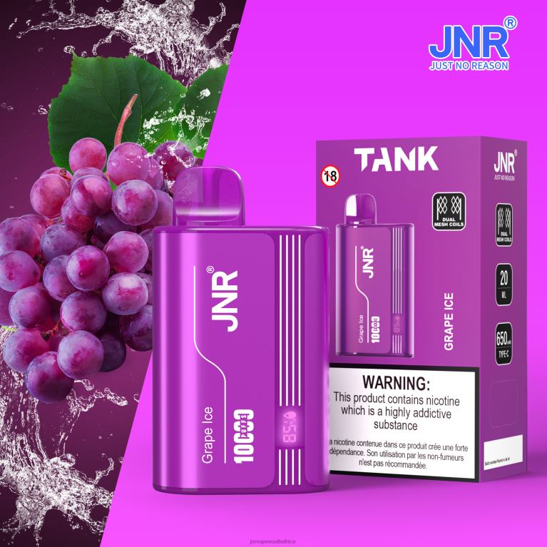 8FT4P31 JNR TANK Grape Ice - JNR Vape South Africa