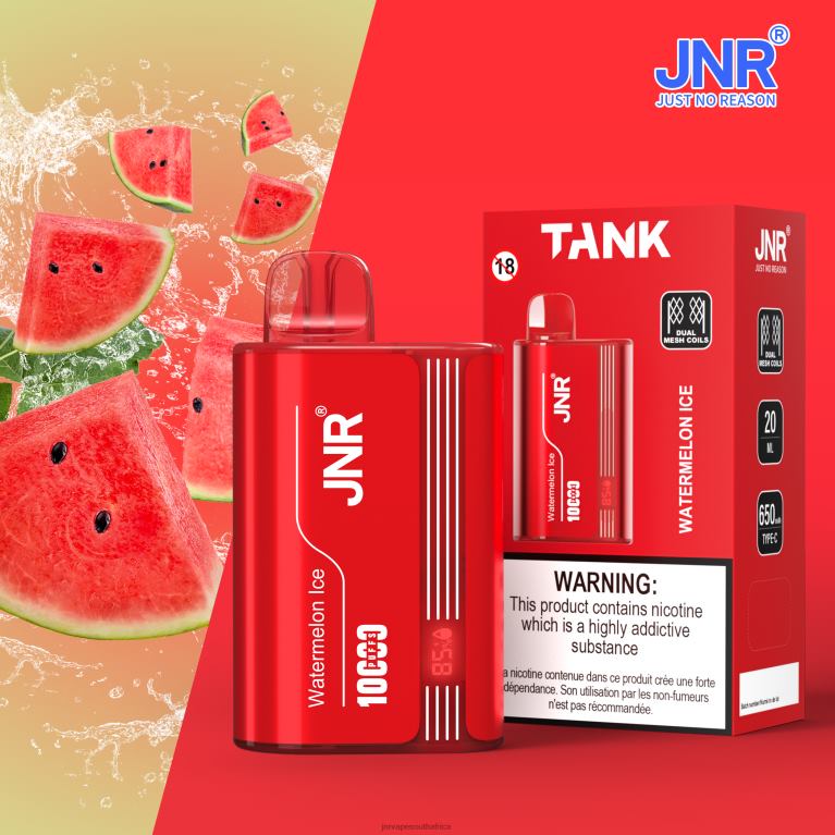 8FT4P3 JNR TANK Watermelon Ice - JNR Vape Review
