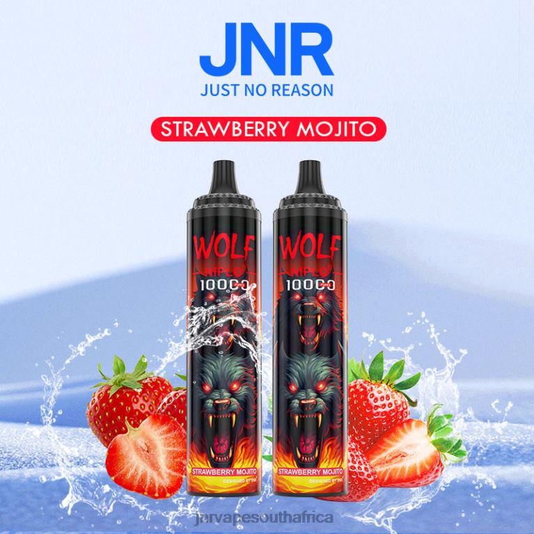 8FT4P355 JNR WOLF NIPLO Strawberry Mojito - JNR Vape Nicotine Content